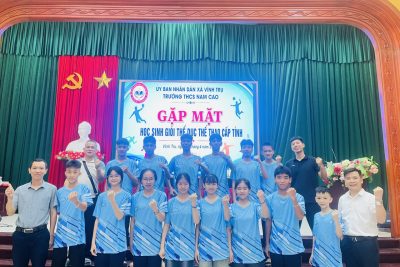 GẶP MẶT HỌC SINH DỰ THI HỌC SINH GIỎI THỂ DỤC THỂ THAO CẤP TỈNH NĂM HỌC 2025–2026