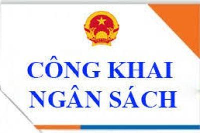 Công khai dự toán NS năm 2026
