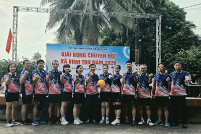 TRƯỜNG THCS NAM CAO TÍCH CỰC THAM GIA GIẢI BÓNG CHUYỀN HƠI XÃ VĨNH TRỤ 🥉