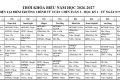 THỜI KHÓA BIỂU NĂM HỌC 2026-2027 (THỰC HIỆN TẠI ĐIỂM TRƯỜNG CHÍNH TỪ TUẦN 1 ĐẾN TUẦN 3 – HỌC KỲ I – TỪ NGÀY 07/9/2026)